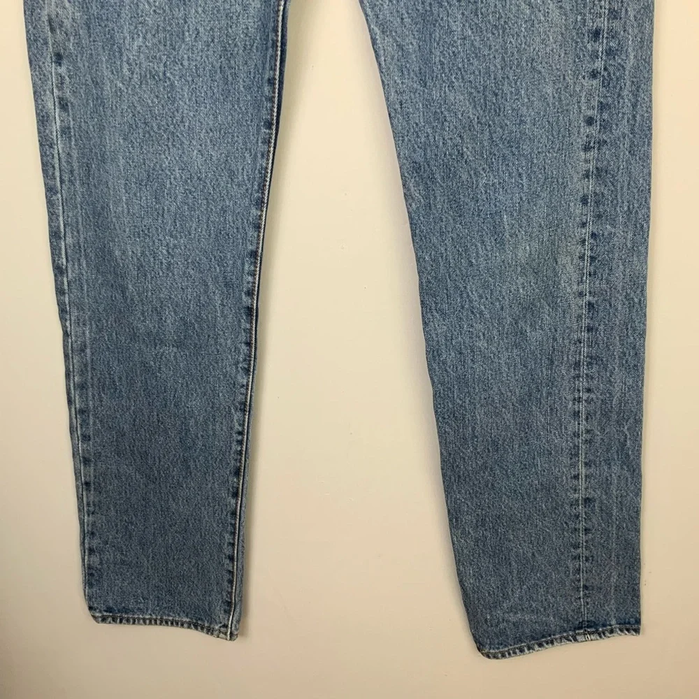 Levis 501 Jeans Men 30x32 (32x30) Blue Denim Button Fly Straight Leg Classic Fit